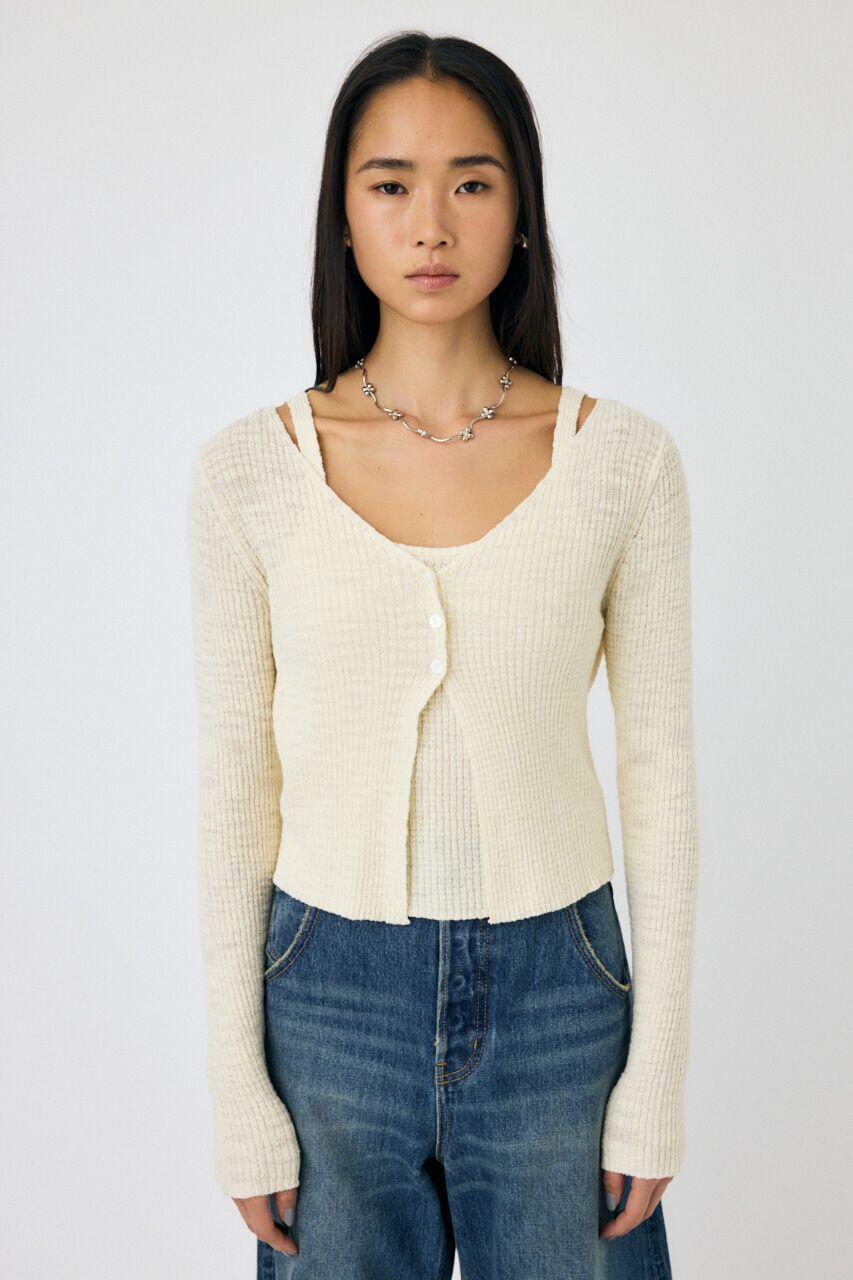 MOUSSY「SLUB KNIT アンサンブル」|ニット・セーター|