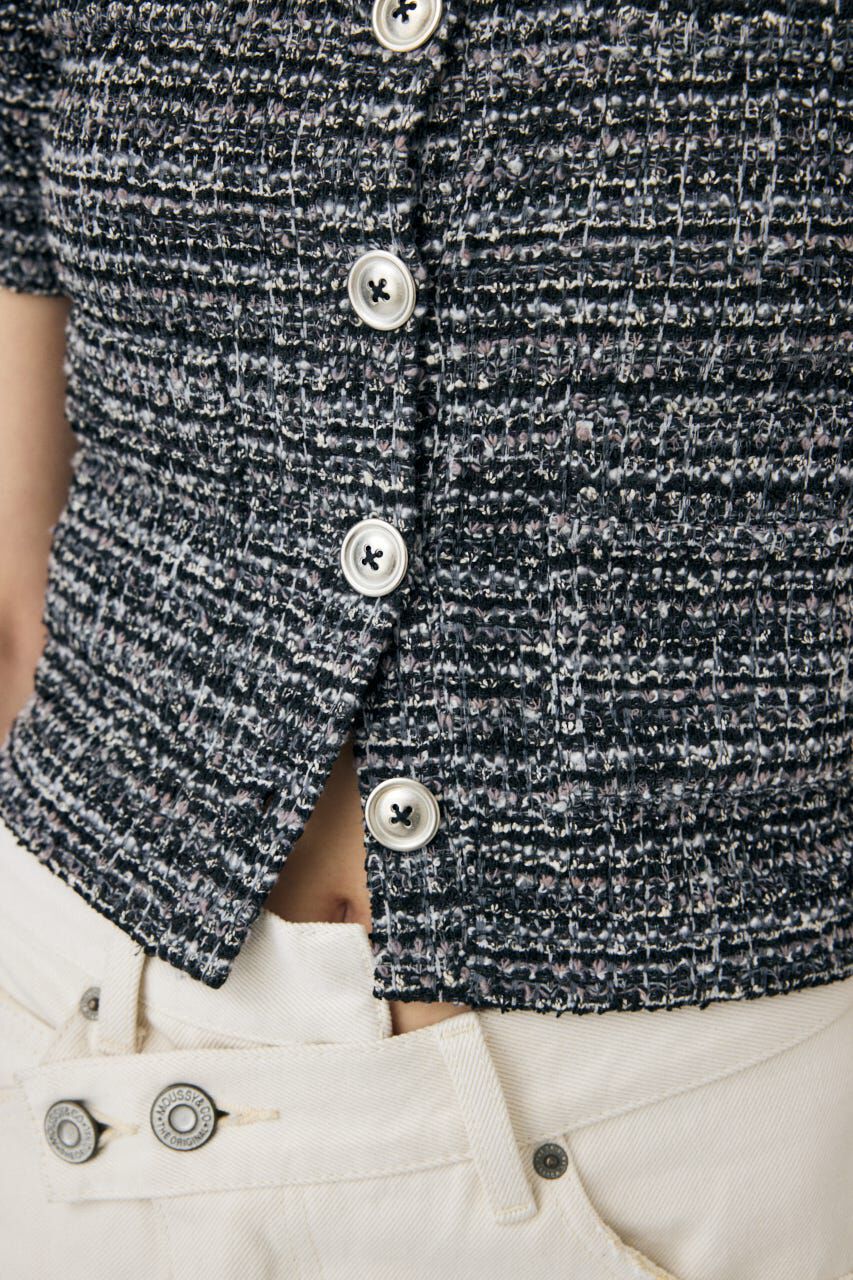 MOUSSY「TWEED LIKE トップス」|Tシャツ・カットソー|