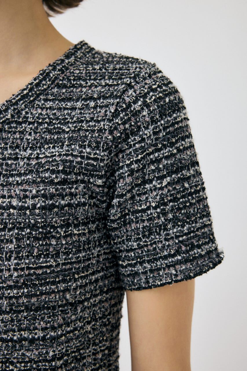 MOUSSY「TWEED LIKE トップス」|Tシャツ・カットソー|