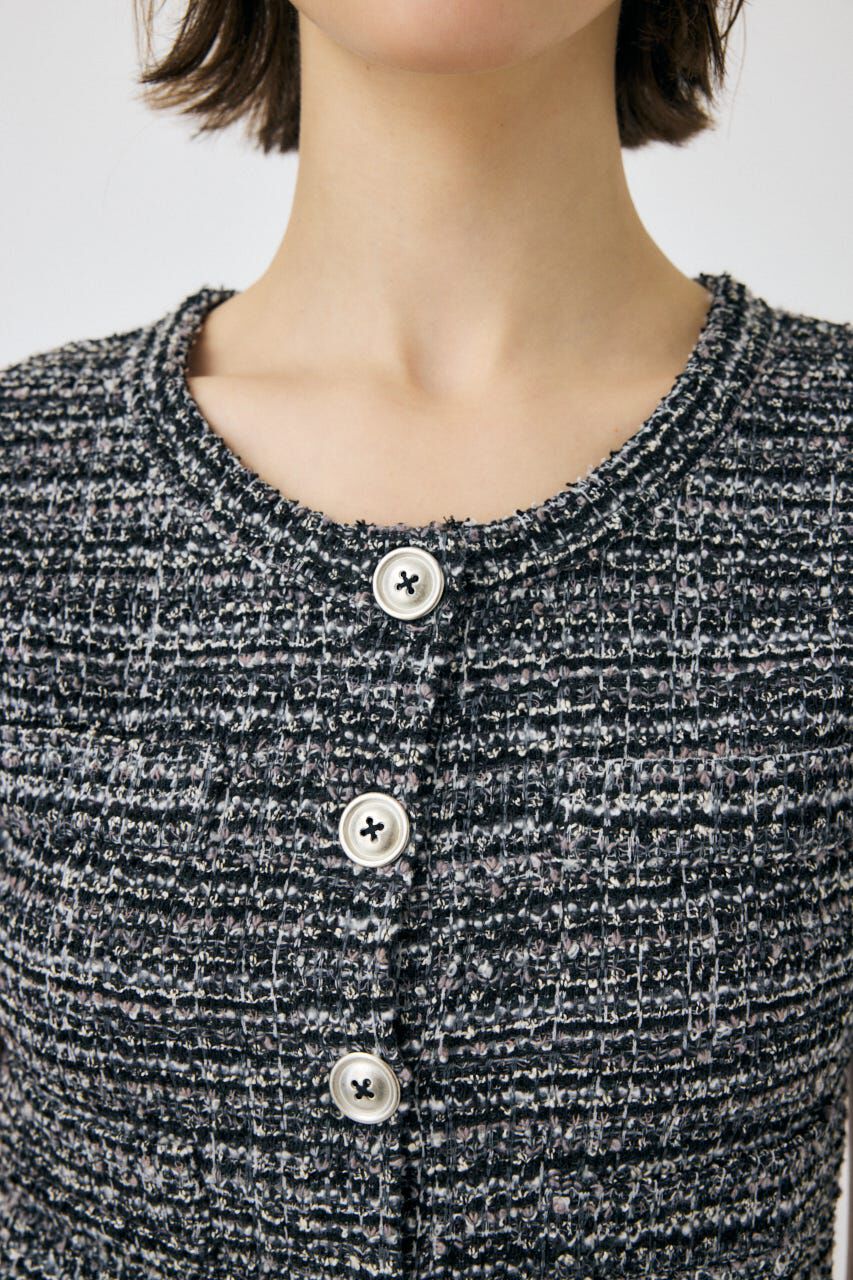 MOUSSY「TWEED LIKE トップス」|Tシャツ・カットソー|