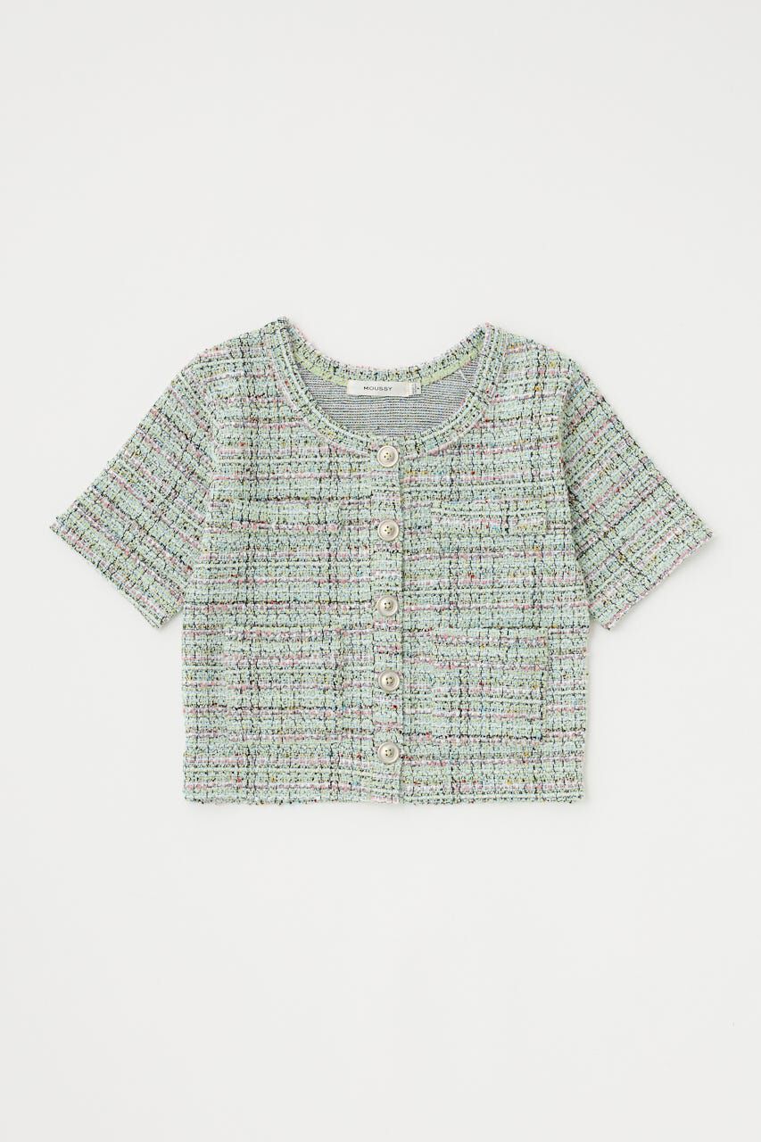 MOUSSY「TWEED LIKE トップス」|Tシャツ・カットソー|