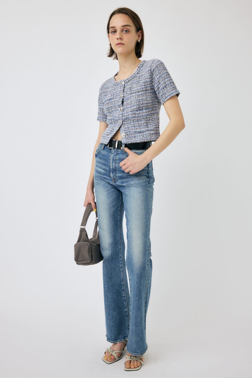 MOUSSY「TWEED LIKE トップス」|Tシャツ・カットソー|