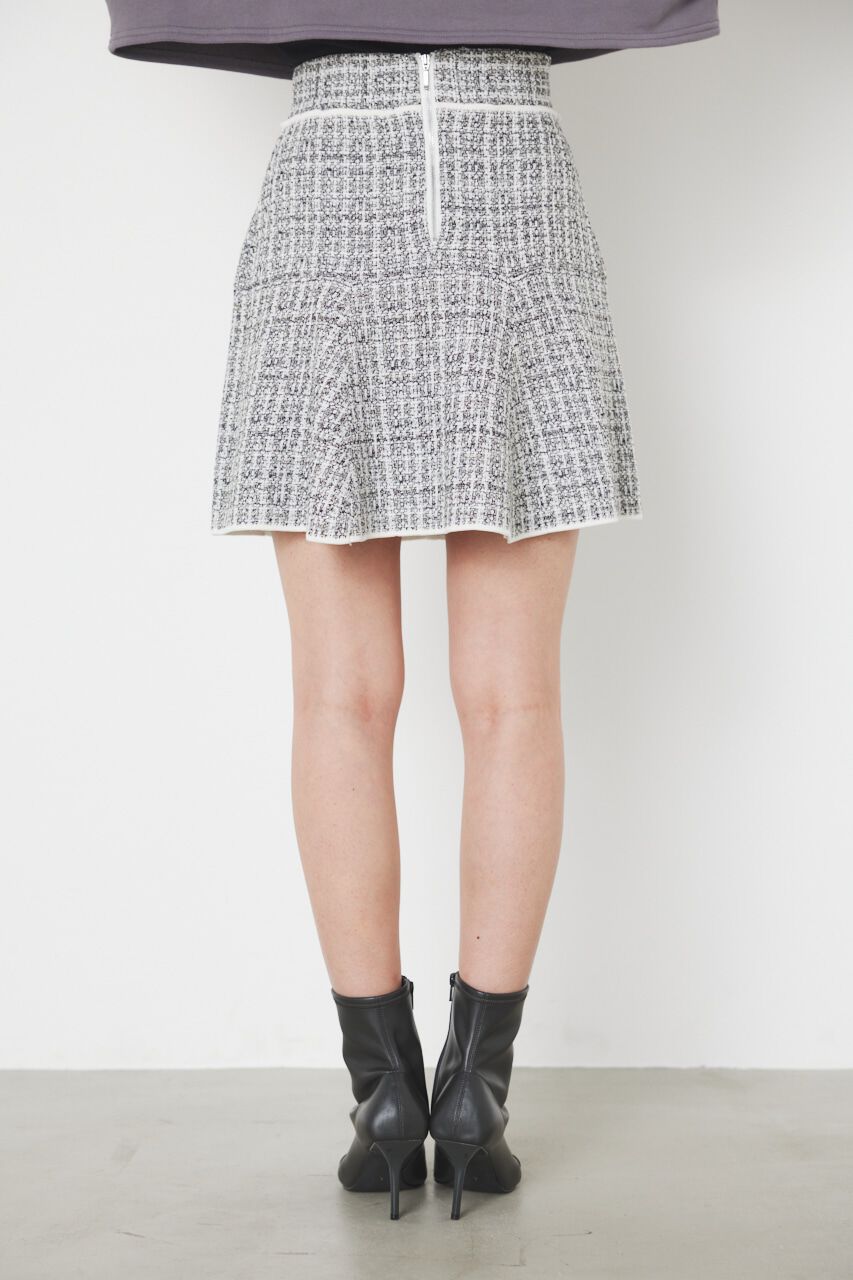 rienda「knitツイードマーメイドHW ミニSK」|スカート|