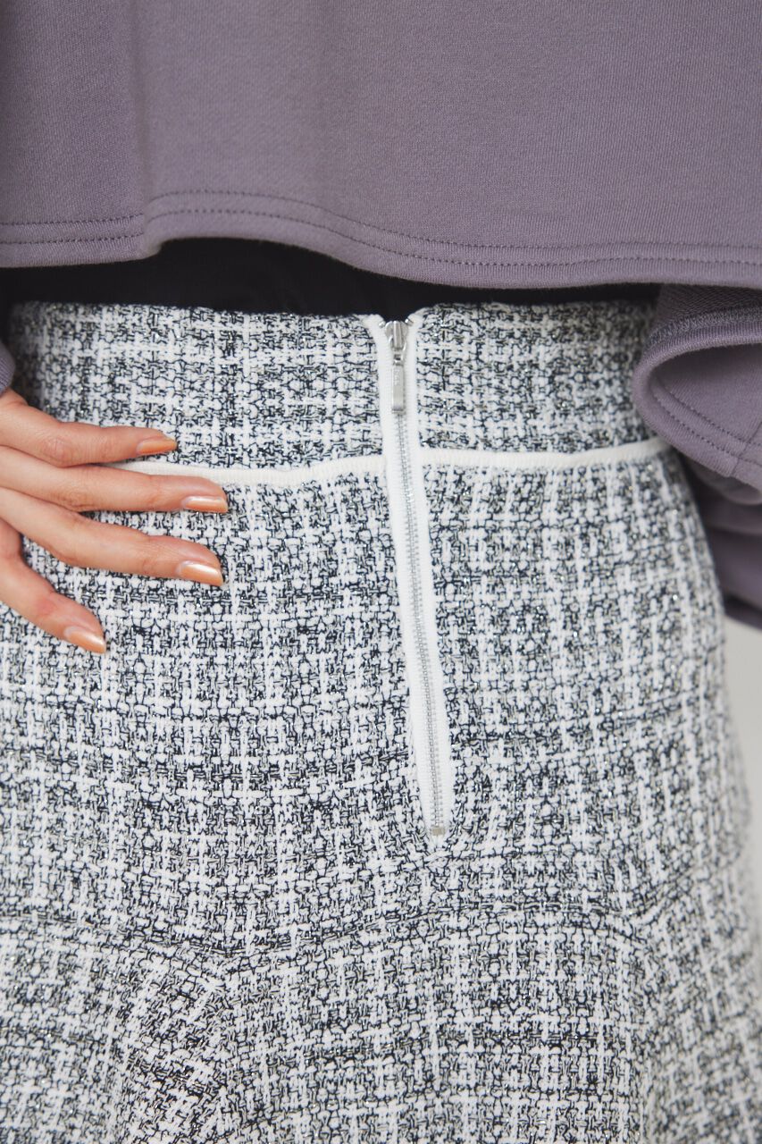 rienda「knitツイードマーメイドHW ミニSK」|スカート|
