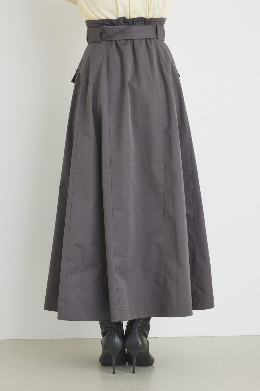rienda「ハイウエストトレンチフレアSK」|スカート|