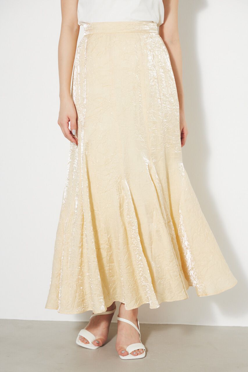 rienda「ランダムパネルJ/WマーメイドSK」|スカート|