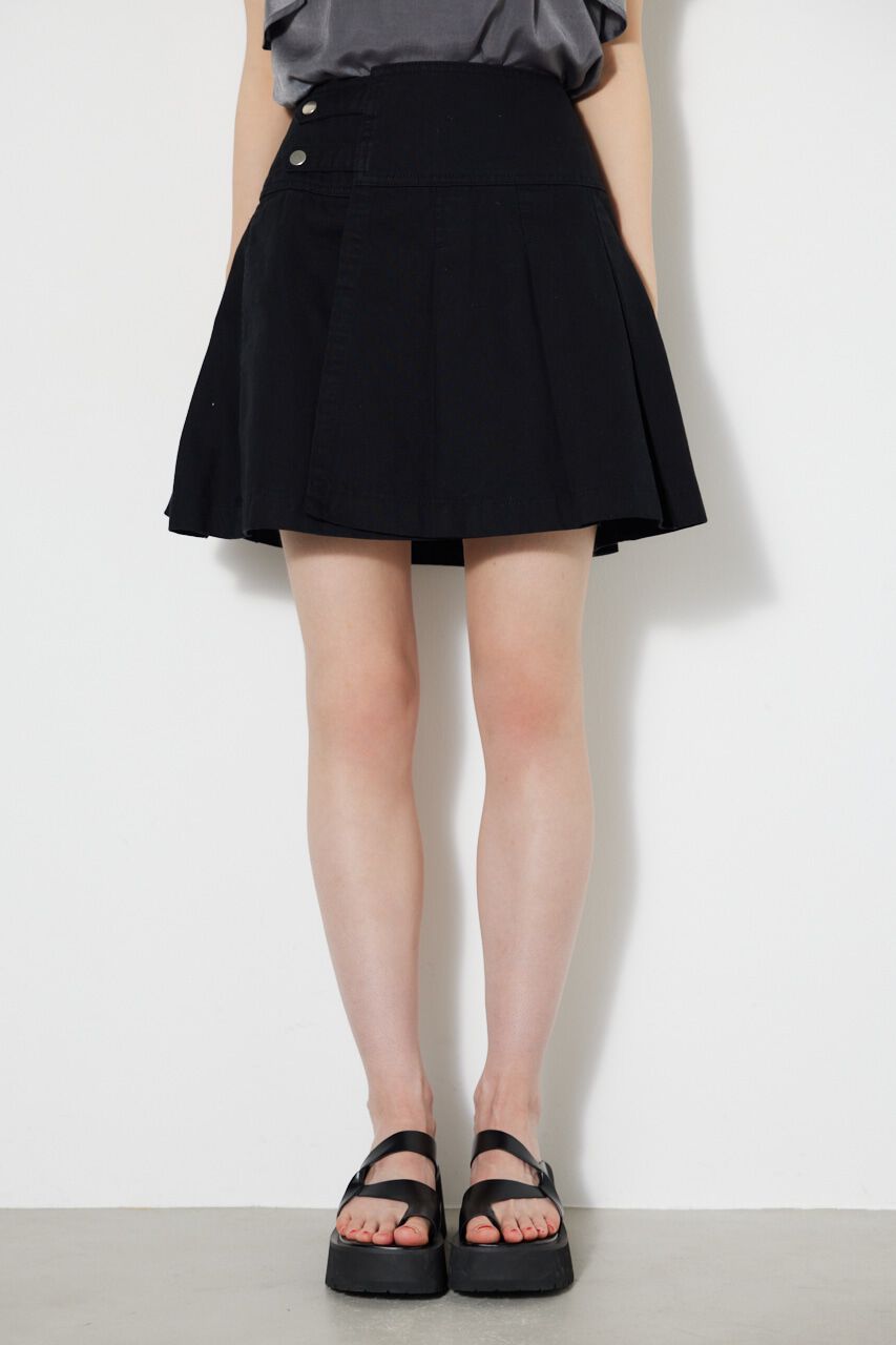 rienda「タックプリーツJ/W DENIM SK」|スカート|