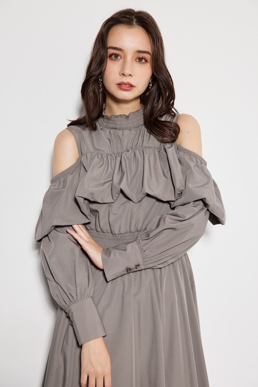 rienda「バルーンフリルフレアOP」|ワンピース|