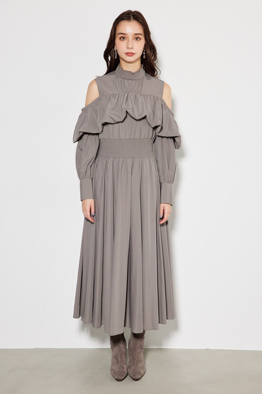 rienda「バルーンフリルフレアOP」|ワンピース|