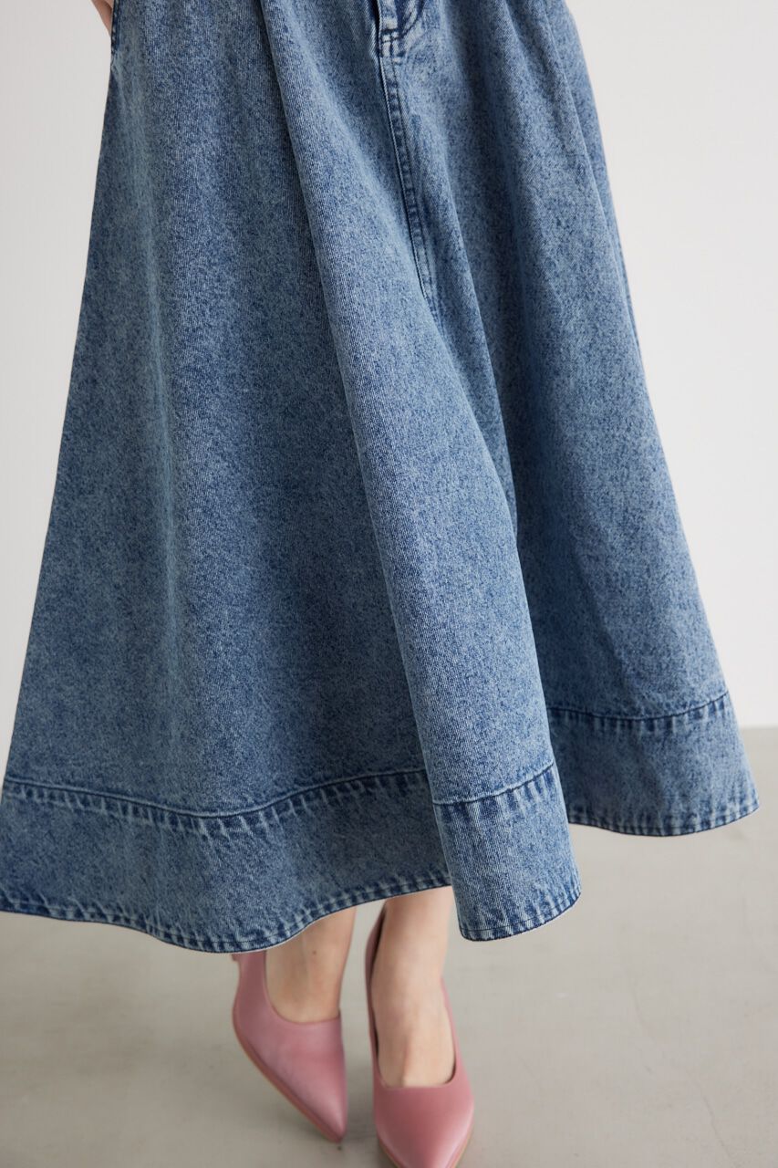 rienda「ターンBELTJ/Wフレア SK」|スカート|