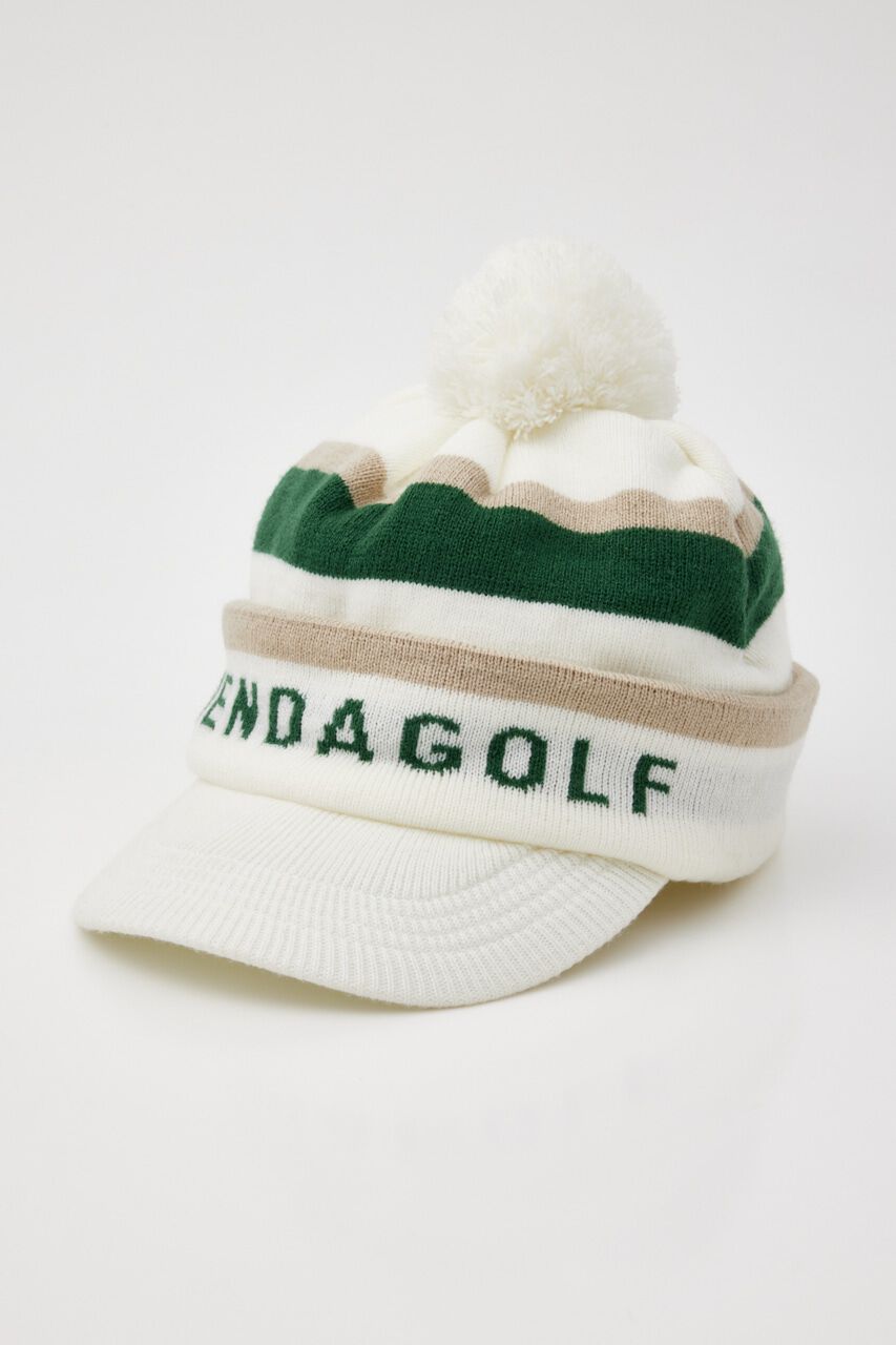 rienda「ボンボンロゴKnit キャップ」|その他|