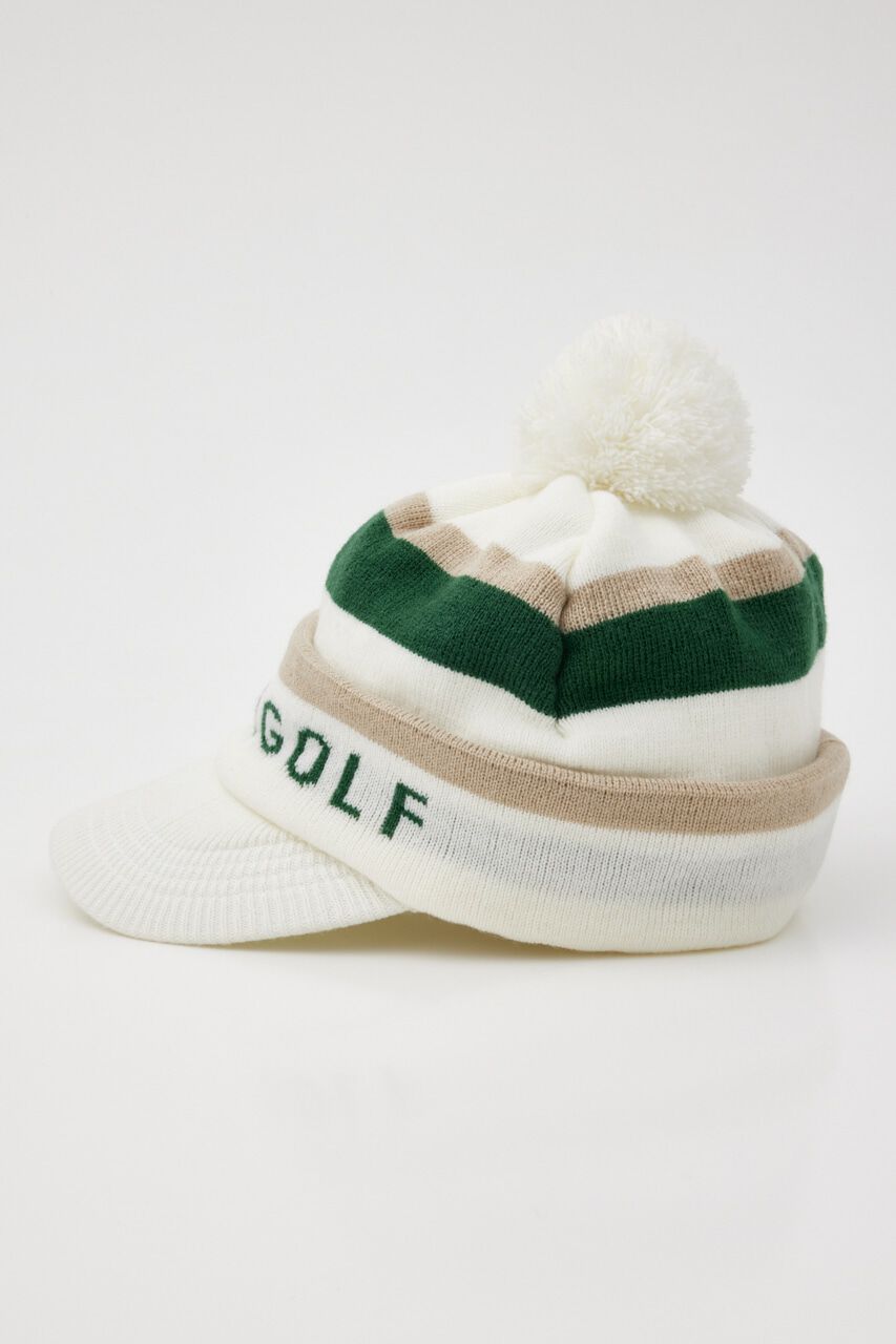 rienda「ボンボンロゴKnit キャップ」|その他|