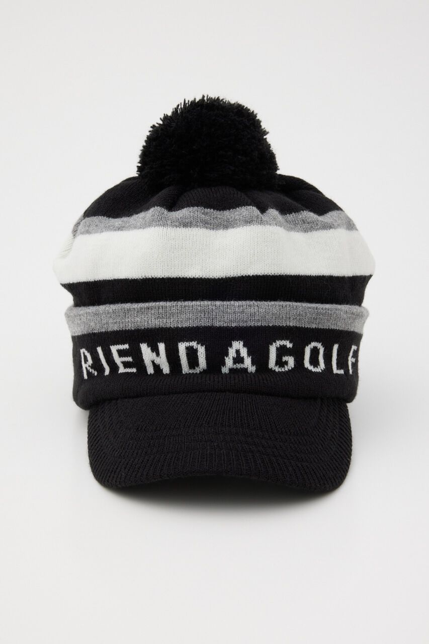 rienda「ボンボンロゴKnit キャップ」|その他|