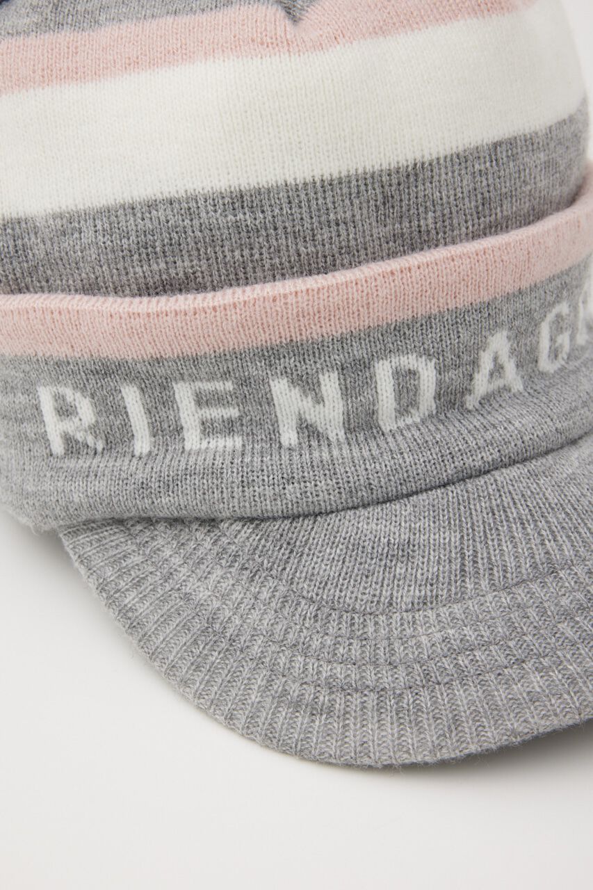 rienda「ボンボンロゴKnit キャップ」|その他|
