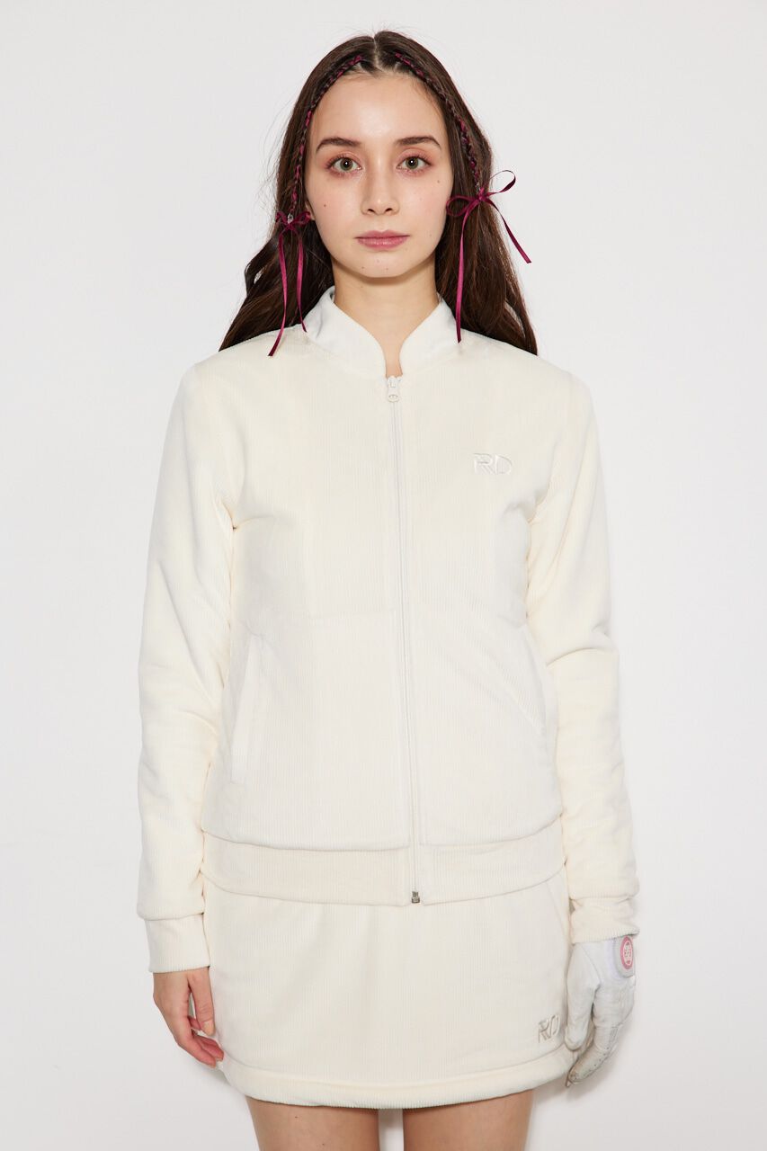 rienda「カットコーデュロイブルゾン」|ブルゾン・スタジャン|