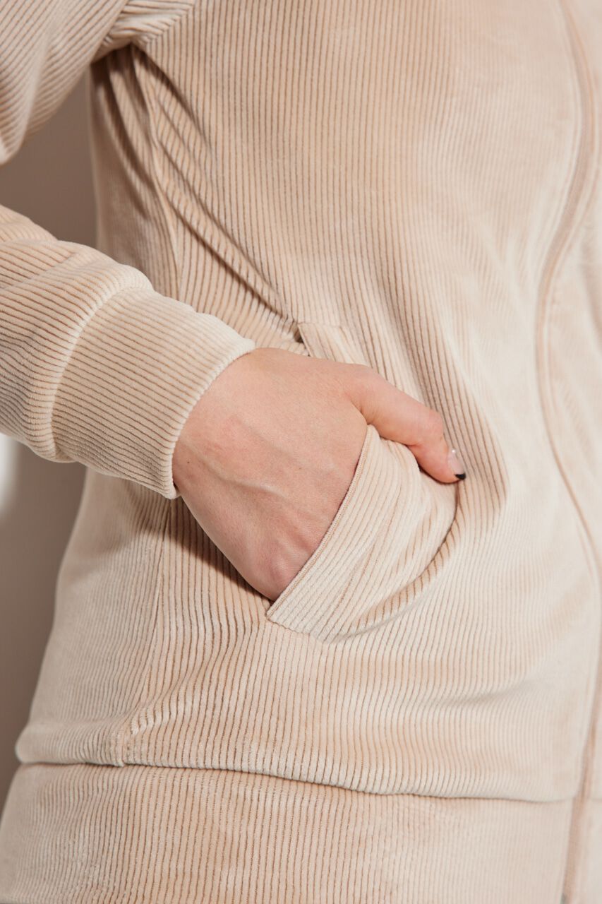 rienda「カットコーデュロイブルゾン」|ブルゾン・スタジャン|