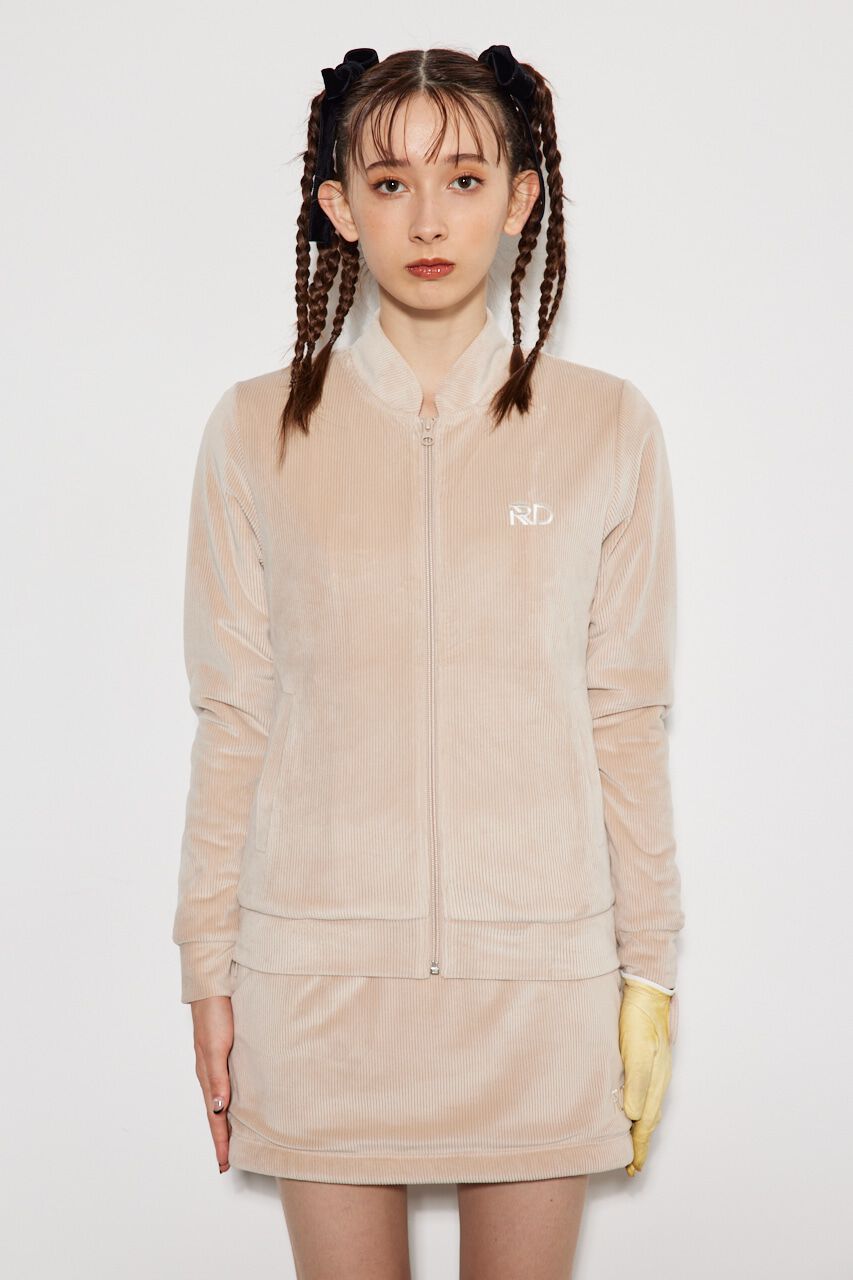 rienda「カットコーデュロイブルゾン」|ブルゾン・スタジャン|