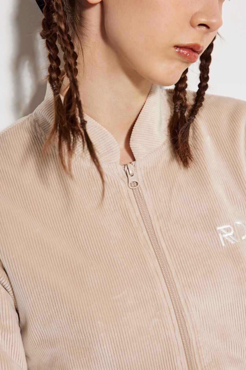 rienda「カットコーデュロイブルゾン」|ブルゾン・スタジャン|