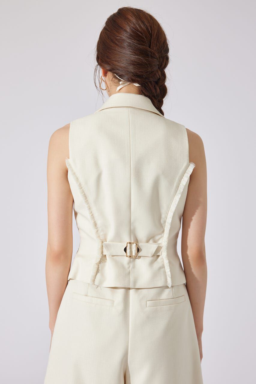 rienda「テーラードベスト」|ダウンベスト・ベスト|