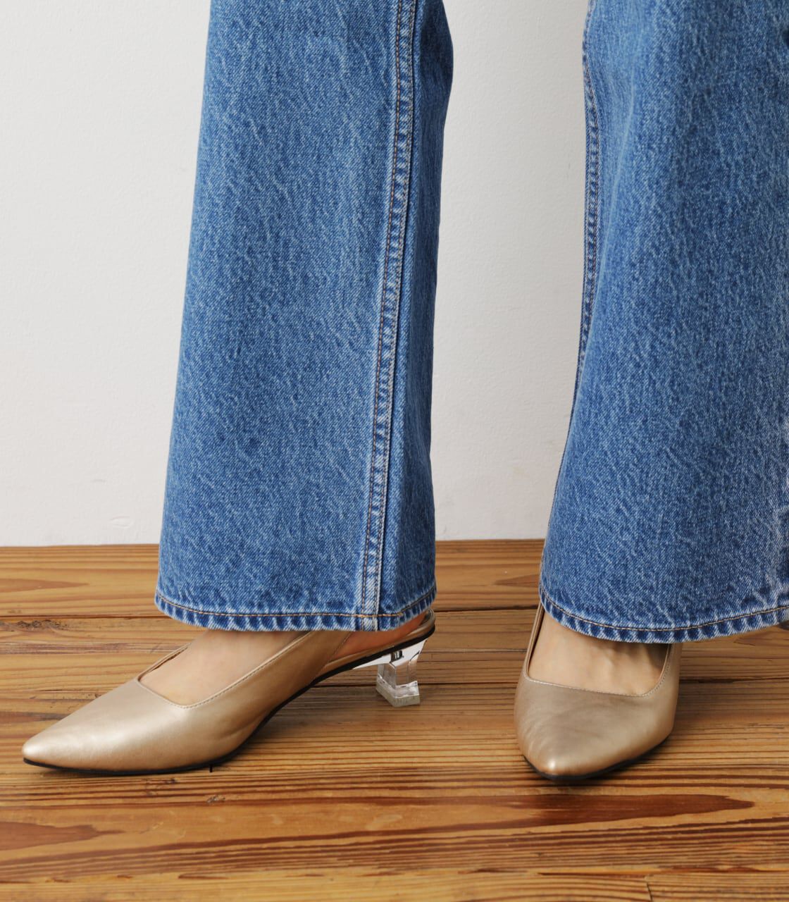 RODEO CROWNS「CLEAR HEEL MULE」|サンダル|