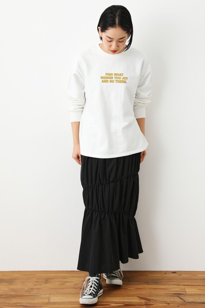 RODEO CROWNS「ステッチギャザースカート」|スカート|BLK