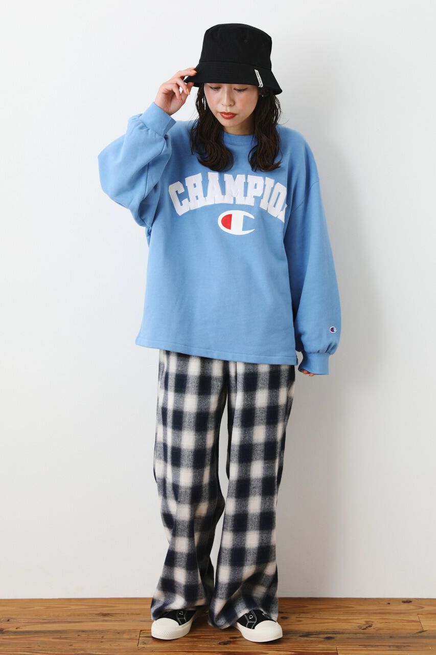 RODEO CROWNS「Champion ボリュームスリーブスウェット」|パーカー|