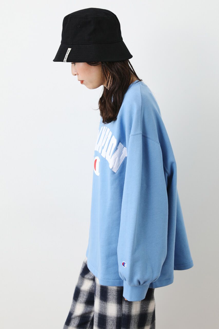 RODEO CROWNS「Champion ボリュームスリーブスウェット」|パーカー|