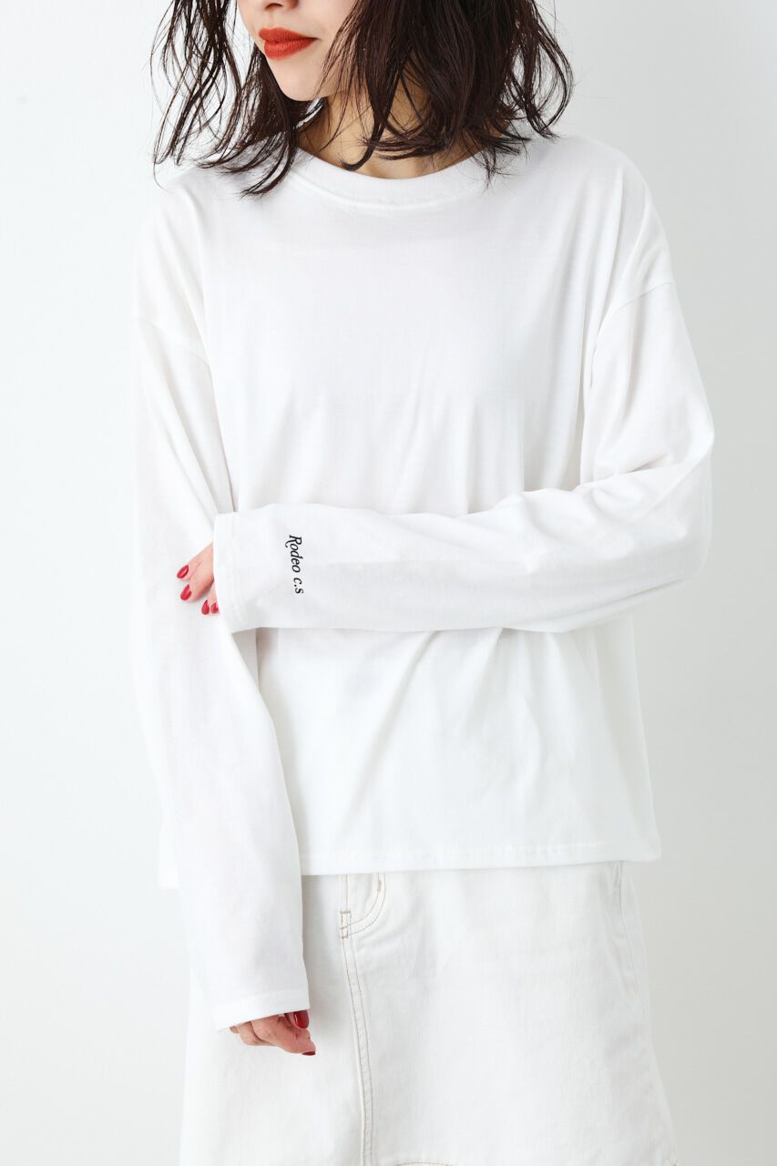 RODEO CROWNS「メッシュニットベスト L/S TEE SET」|ニット・セーター|