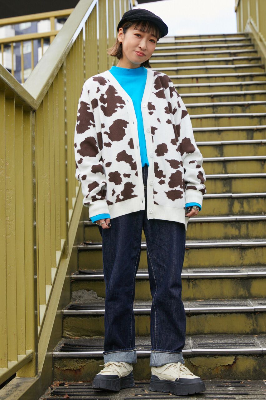 RODEO CROWNS「（WEB限定）アソートパターンニットカーディガン」|カーディガン|