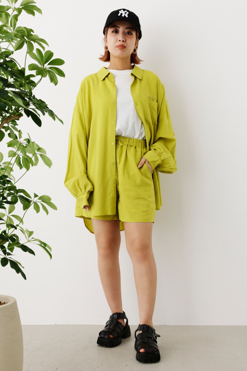 RODEO CROWNS「Cool リネンショートパンツ」|その他|YEL