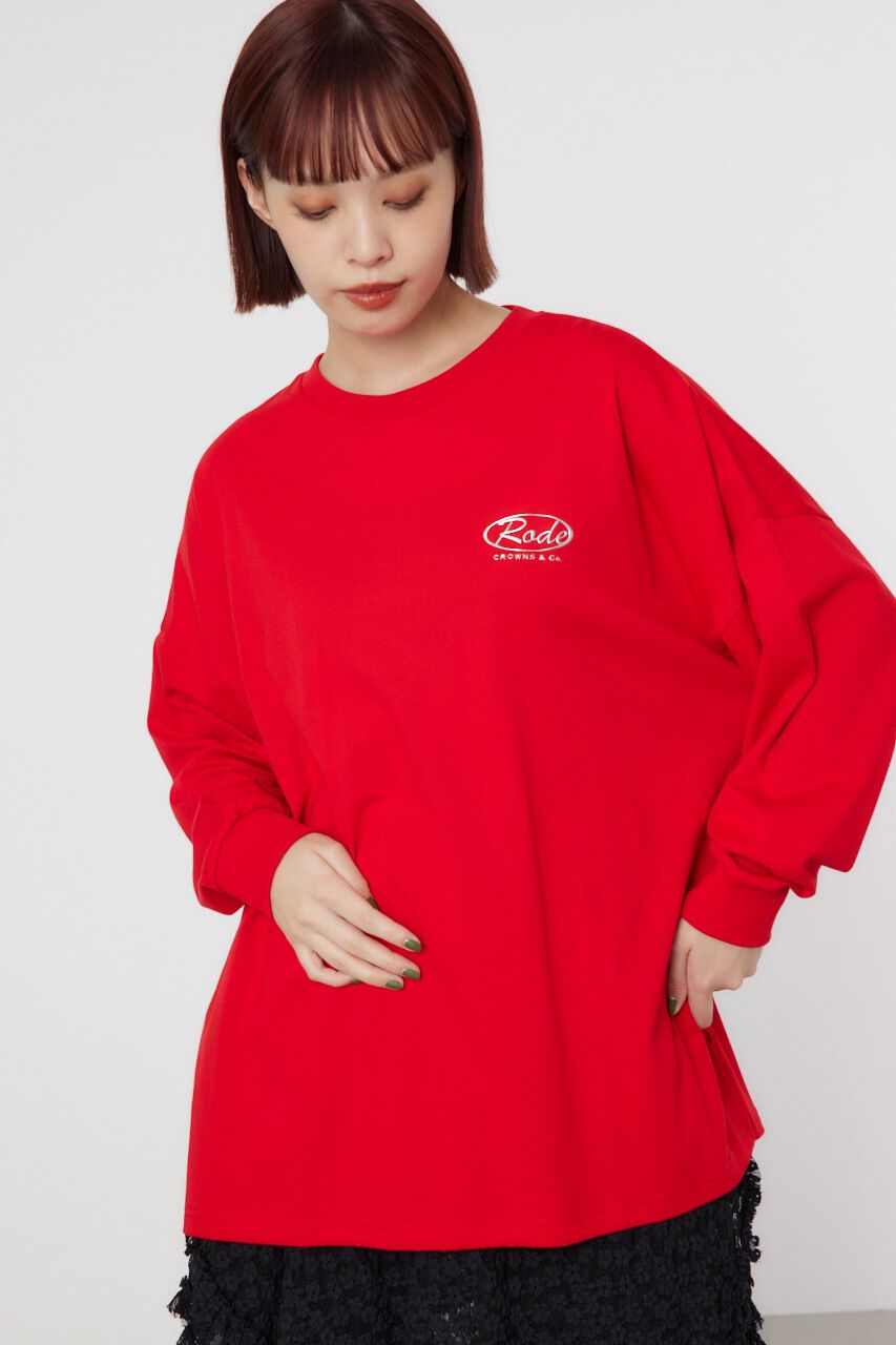 RODEO CROWNS「MSロゴL/S Tシャツ」|Tシャツ・カットソー|RED