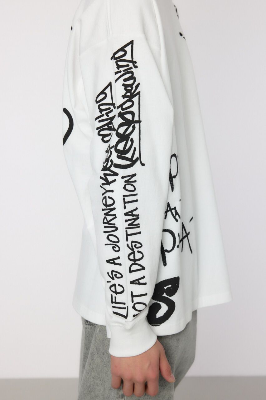 RODEO CROWNS「ランダムスケッチロングスリーブTシャツ」|Tシャツ・カットソー|
