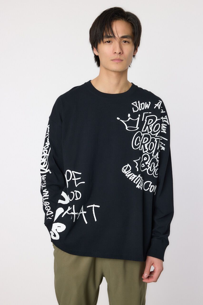 RODEO CROWNS「ランダムスケッチロングスリーブTシャツ」|Tシャツ・カットソー|