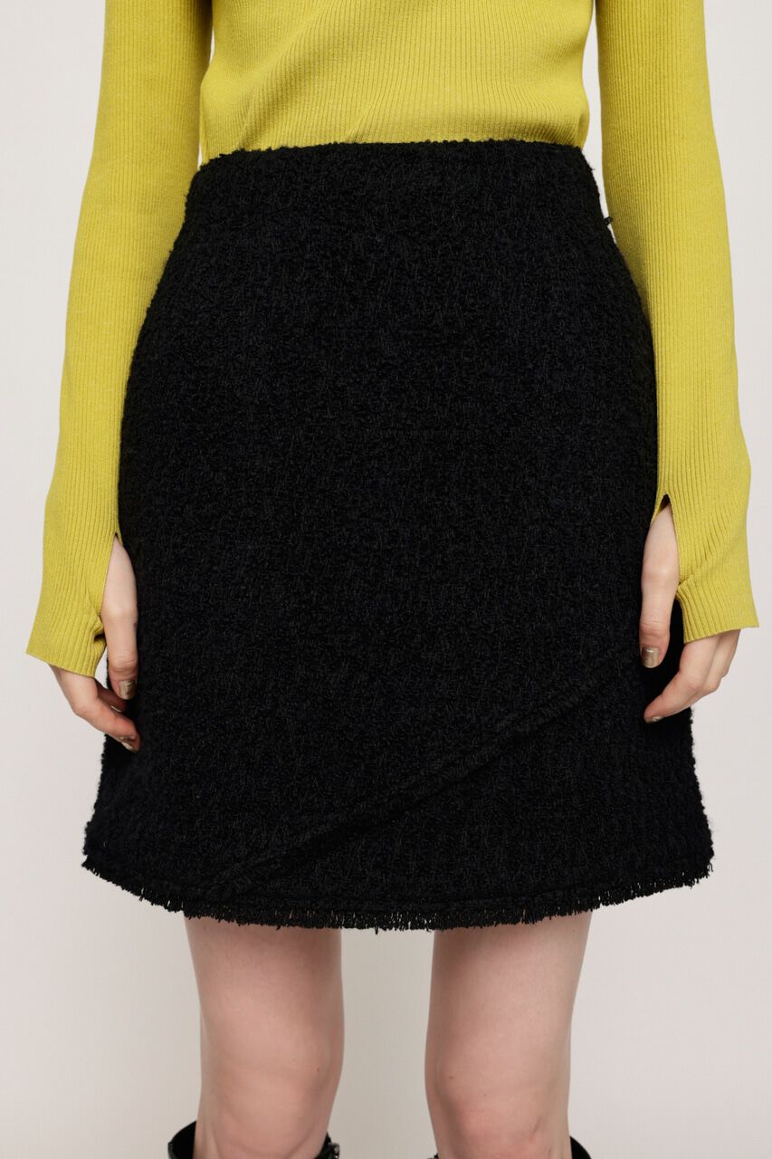 SLY「TWEED FRINGE ショートスカート」|スカート|