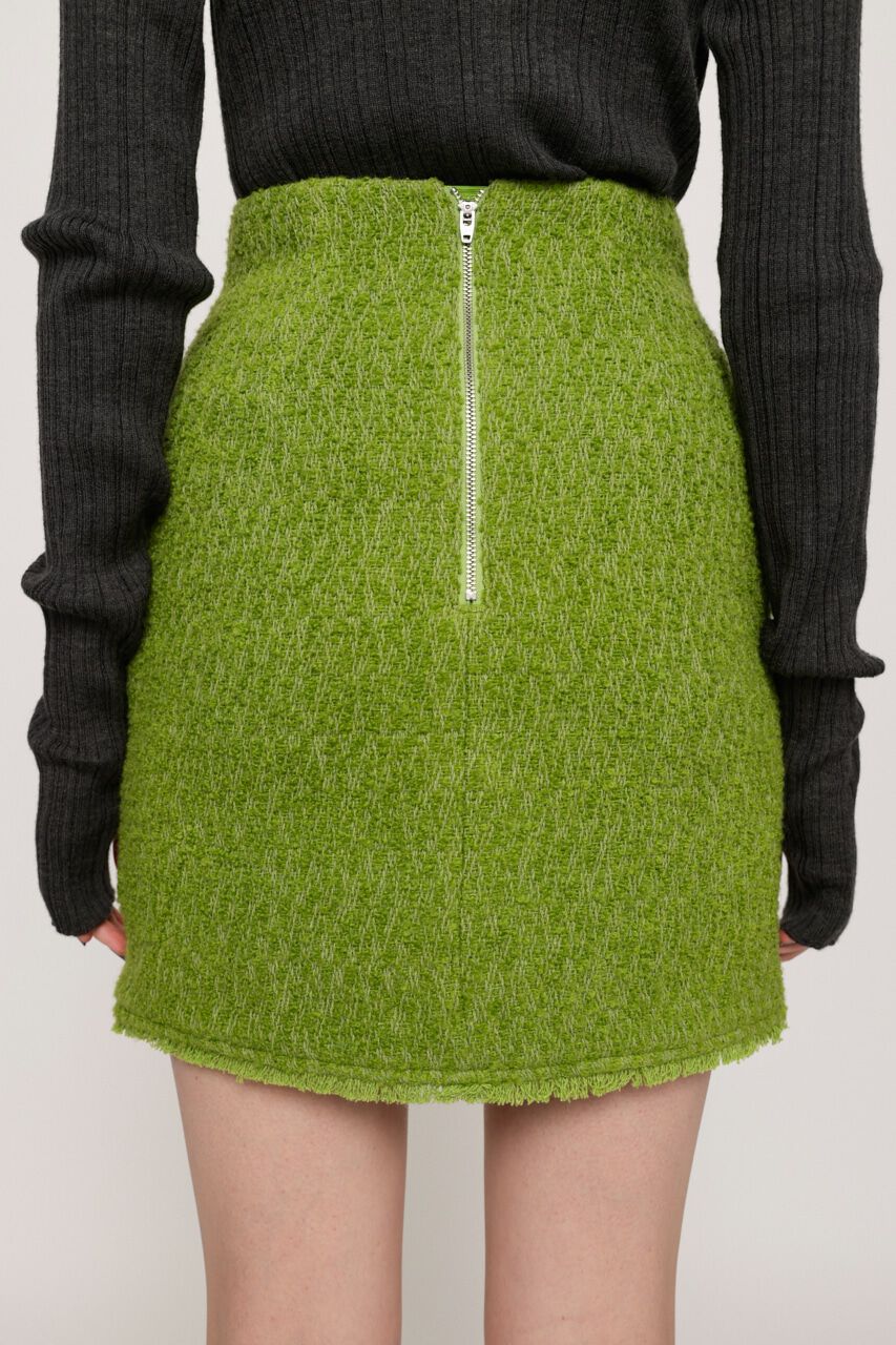 SLY「TWEED FRINGE ショートスカート」|スカート|