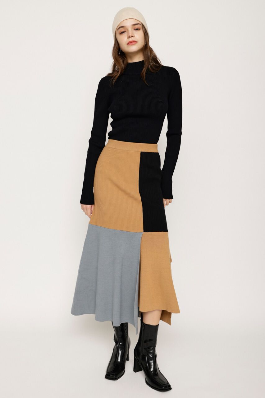 SLY「BLOCKING COLOR HG スカート」|スカート|