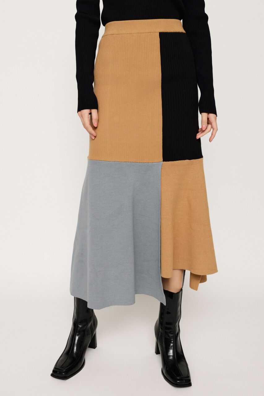 SLY「BLOCKING COLOR HG スカート」|スカート|