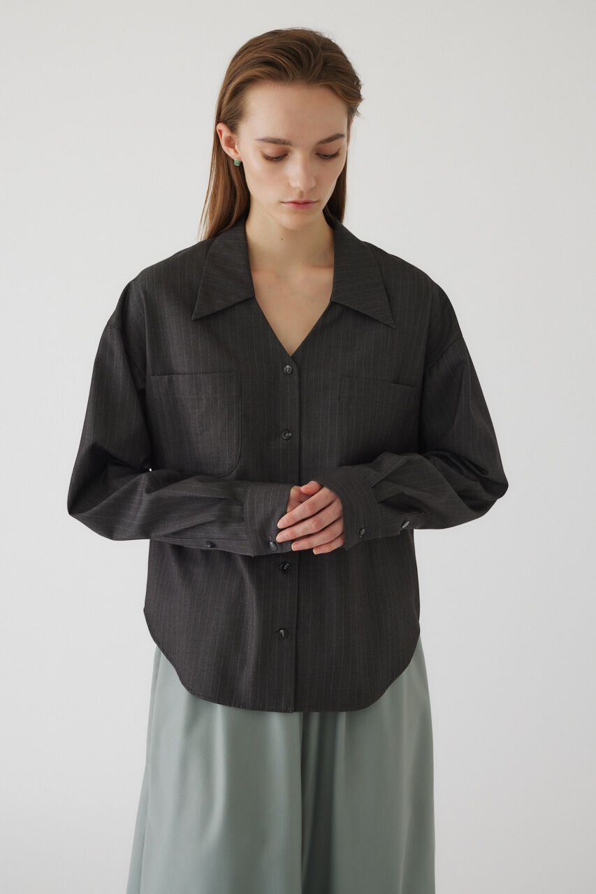 RIM.ARK 「V cut relaxy SH」|シャツ・ブラウス|