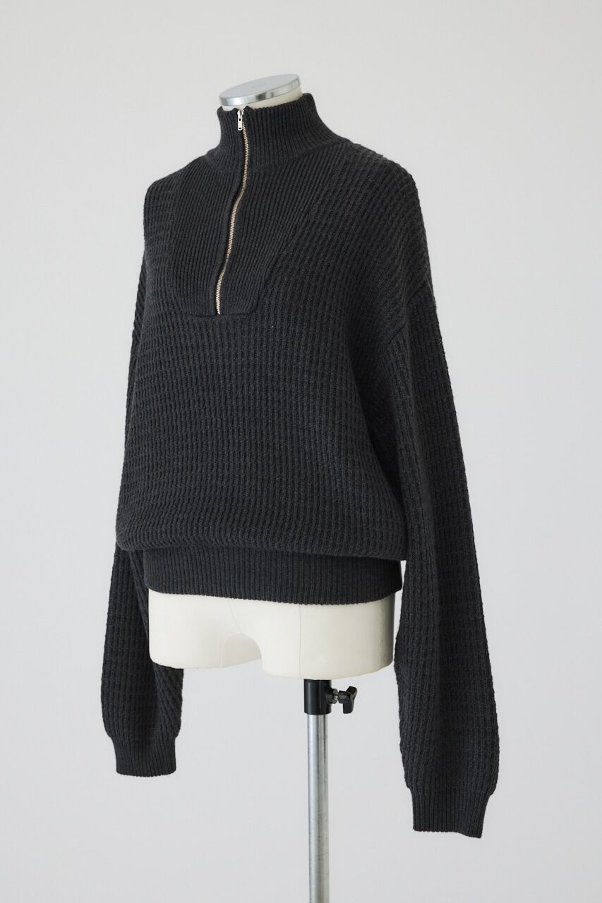 RIM.ARK 「Zip up over knit」|ニット・セーター|