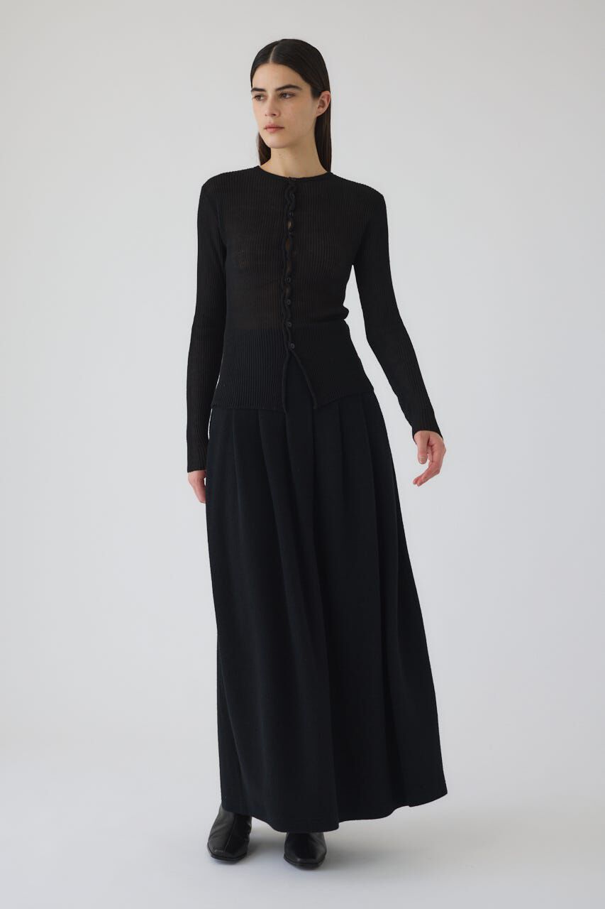 RIM.ARK 「High waist bomber knit SK」|スカート|