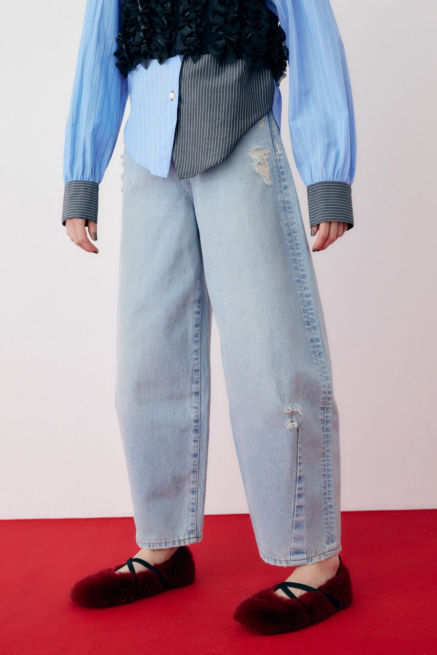HeRIN.CYE「Cocoon denim pants」|デニム|