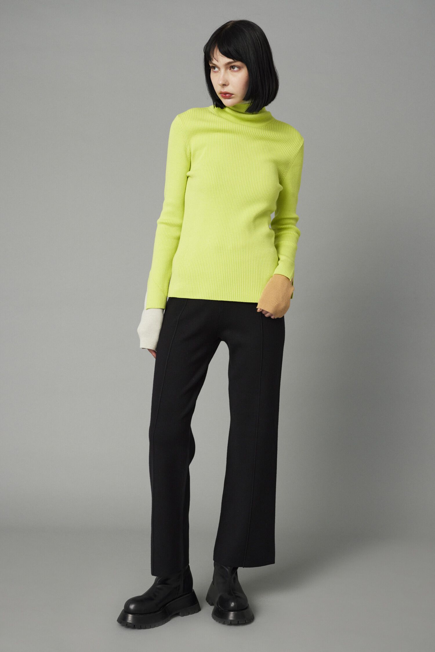 HeRIN.CYE「Pin tuck pants」|その他|BLK