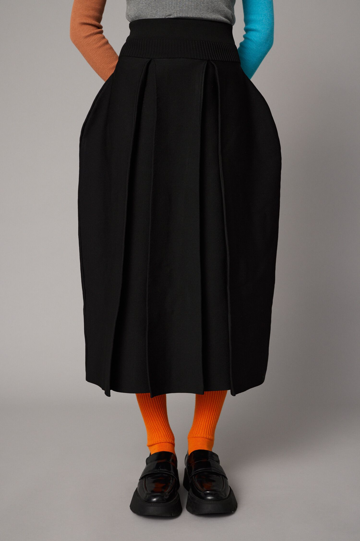 HeRIN.CYE「Knit pleats skirt」|スカート|