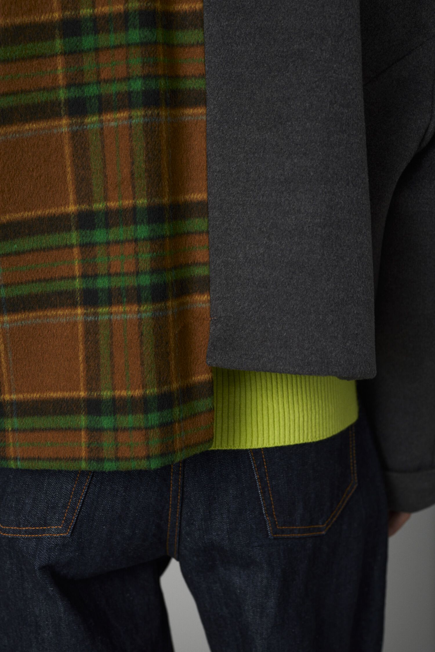 HeRIN.CYE「Bi color asymmetry jacket」|その他|