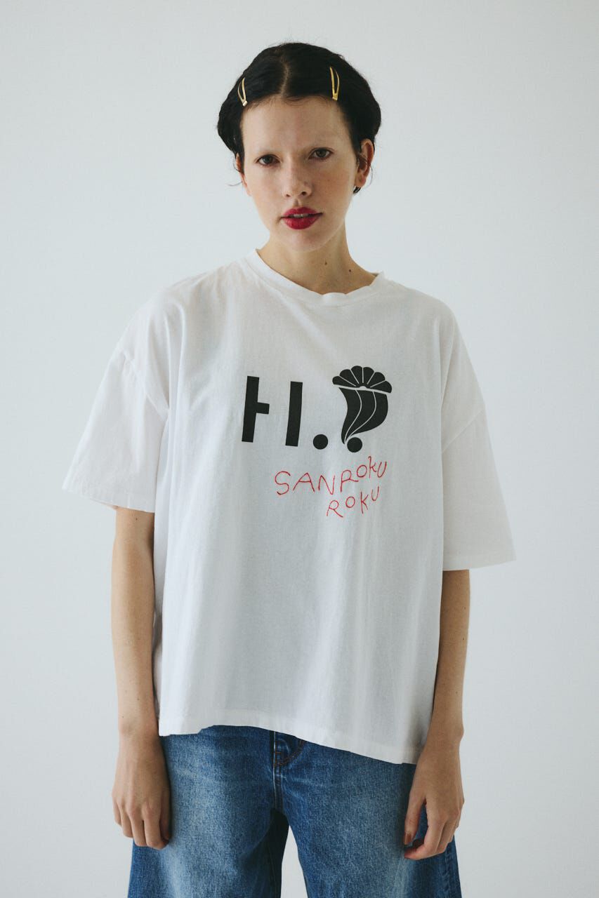 HeRIN.CYE「サンロクロクtee」|Tシャツ・カットソー|O/WHT1