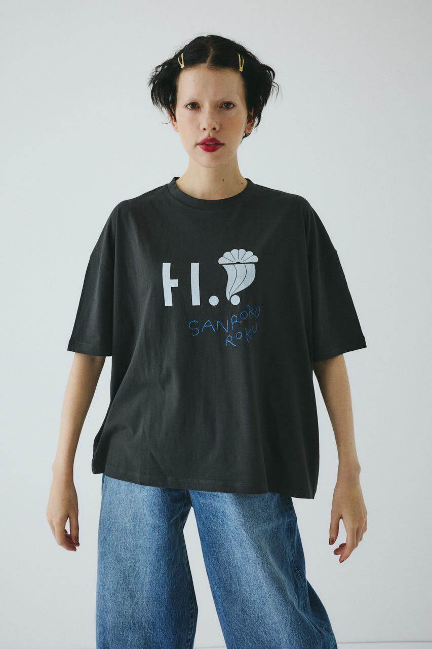 HeRIN.CYE「サンロクロクtee」|Tシャツ・カットソー|L/BLK1