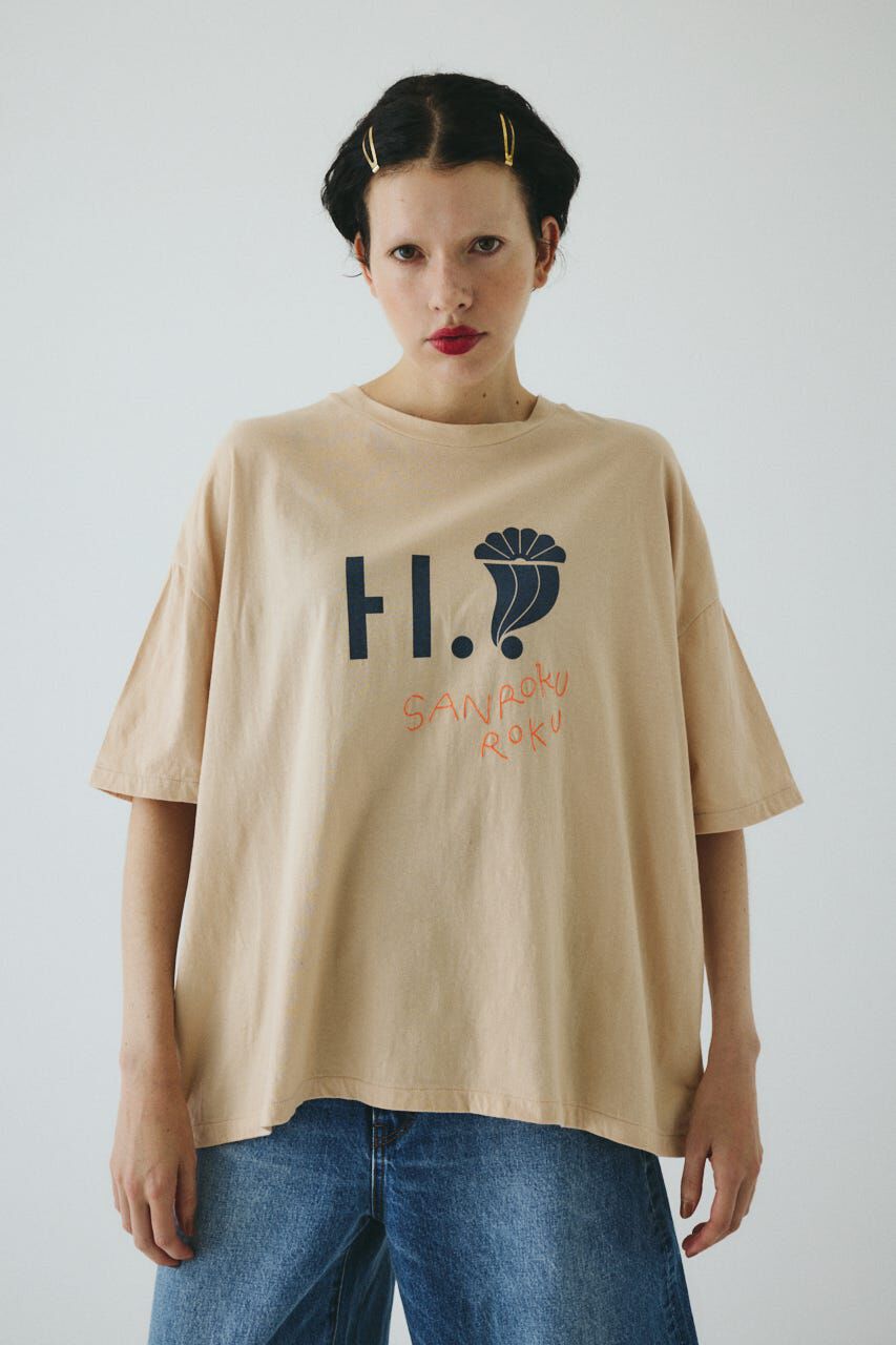 HeRIN.CYE「サンロクロクtee」|Tシャツ・カットソー|L/BEG1