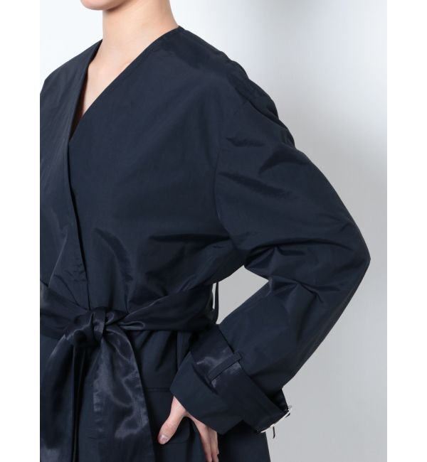 ELENDEEK「NO COLLAR NYRON JK」|ノーカラージャケット|