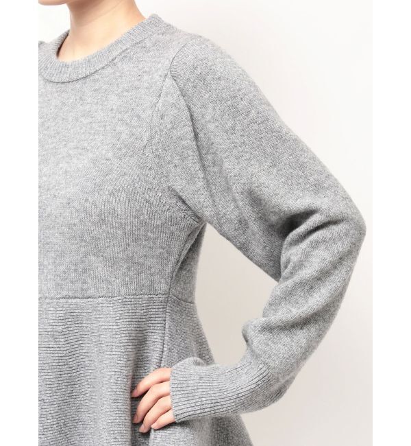 ELENDEEK「SHOULDER FRILL PEPLUM KT」|ニット・セーター|