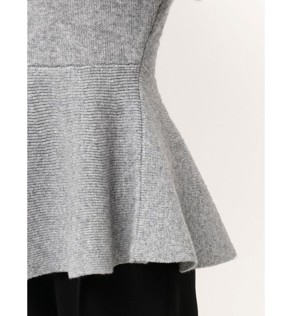 ELENDEEK「SHOULDER FRILL PEPLUM KT」|ニット・セーター|